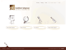 Tablet Screenshot of goldfarb.com